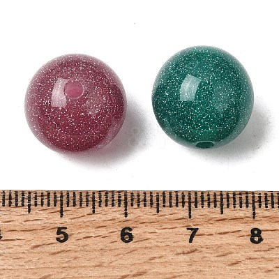 Opaque Resin & Glitter Powder Beads RE-CBA2450-03-1