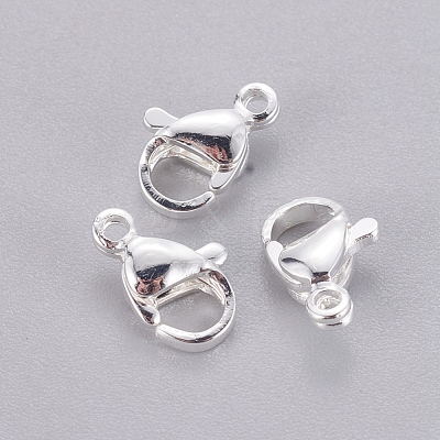 304 Stainless Steel Lobster Claw Clasps X-STAS-E464-21B-S-1