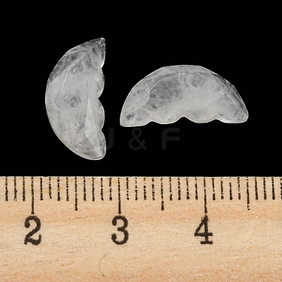 Natural Quartz Crystal Butterfly Wing Cabochons G-D078-02F-1