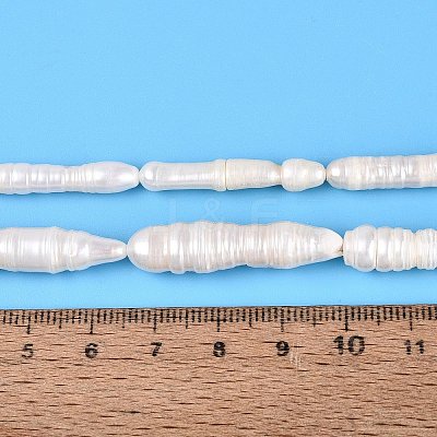 Natural Baroque Pearl Keshi Pearl Beads Strands PEAR-N021-20-1