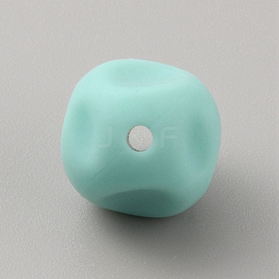 Cube Food Grade Eco-Friendly Silicone Beads SIL-TAC0003-11H-1