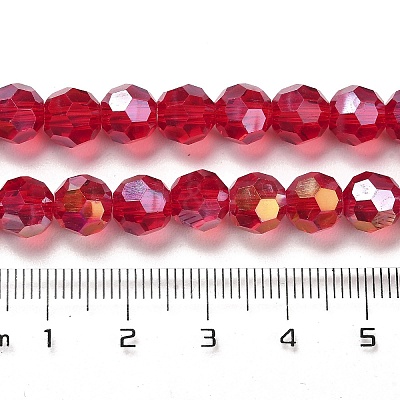 Transparent Glass Beads EGLA-A035-T8mm-B07-1