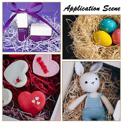 Decorative Raffia Tissue Scraps Paper Packing Material DIY-Q017-03-1