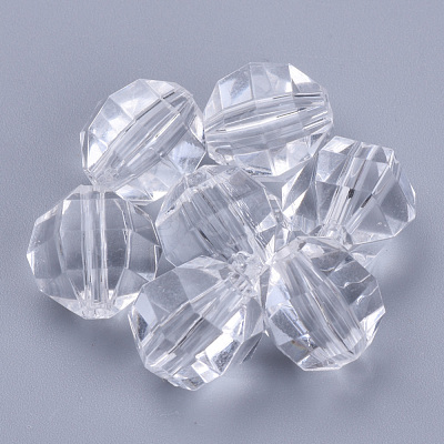 Transparent Acrylic Beads TACR-Q256-8mm-V01-1