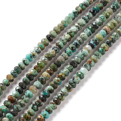 Natural African Turquoise(Jasper) Beads Strands G-F717-02B-1