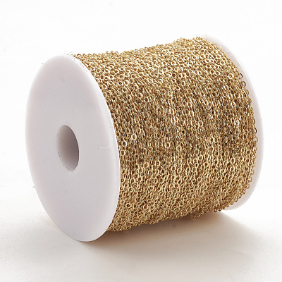 Brass Cable Chains CHC-N015-11G-1