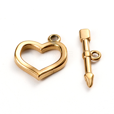 Ion Plating(IP) 304 Stainless Steel Toggle Clasps STAS-D142-02A-G-1