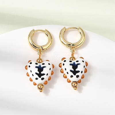 Brass Hoop Dangle Earrings KK-CBA8324-26G-02-1