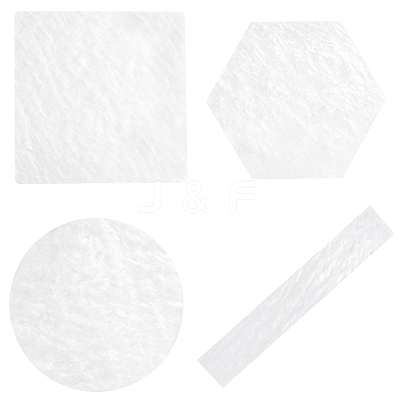 4Pcs 4 Styles Acrylic Color Palette Boards ODIS-CN0001-03-1