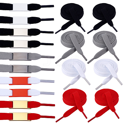 Iron Shoelace Charm AJEW-PH0012-65-1