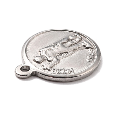 Non-Tarnish 304 Stainless Steel Pendants STAS-B024-20P-1