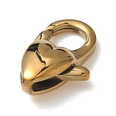 304 Stainless Steel Lobster Claw Clasps STAS-D069-03B-G-1