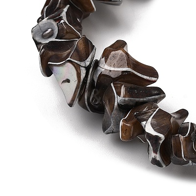 Natural Trochid Shell/Trochus Shell Beads Strands SHEL-B003-02-1