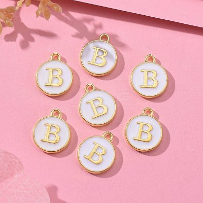Golden Plated Alloy Charms X-ENAM-S118-01B-1