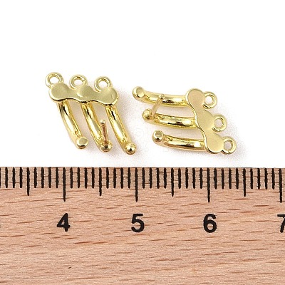 Brass Stud Earring Findings LS-KK-B087-08G-1