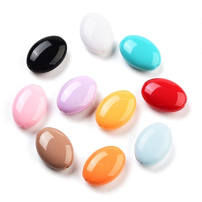 Spray Painter Acrylic Beads X-OACR-S136-09-1