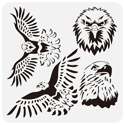 PET Hollow Out Drawing Painting Stencils DIY-WH0391-0937-1