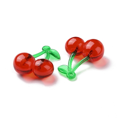 Transparent Acrylic Pendants X-OACR-C003-03-1