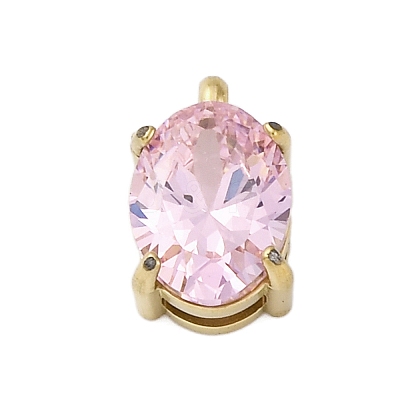 304 Stainless Steel Micro Pave Cubic Zirconia Charms STAS-L022-160G-A01-1