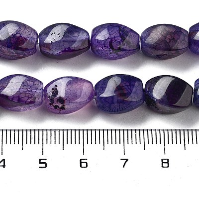 Natural Dragon Veins Agate Beads Strands G-G172-01N-1