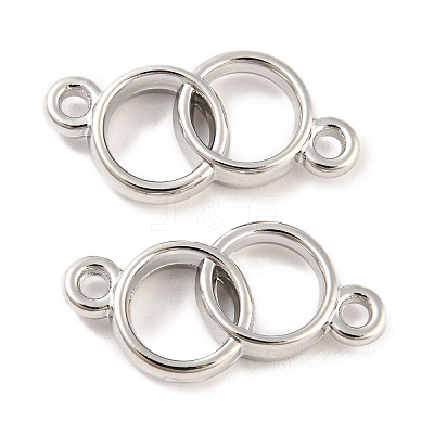 Rack Plating Alloy Connector Charms PALLOY-D023-34P-1