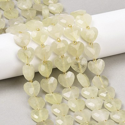 Natural Lemon Quartz(Heated) Beads Strands G-P592-B04-01-1