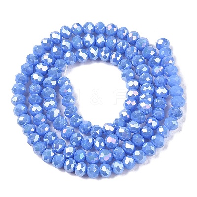 Electroplate Glass Beads Strands LS-EGLA-A044-P4mm-B17-1