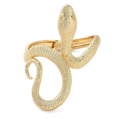 Alloy Open Bangles for Women BJEW-K253-01G-1