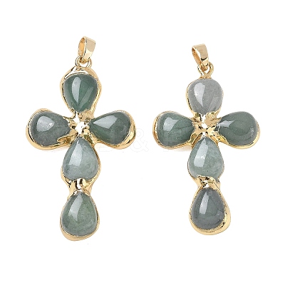Natural Green Aventurine Pendants GG-CBA9F30-02G-16-1