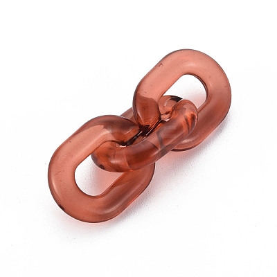 Transparent Acrylic Linking Rings MACR-S373-19-B08-1