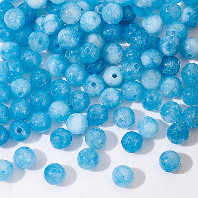 Natural Blue Quartz Beads Strands G-NB0003-69-1
