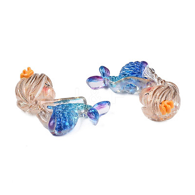 Transparent Resin Cabochons X-CRES-N018-054-1