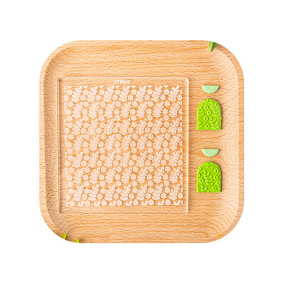 Leaf Texture Acrylic Embossing Folders PW-WG91518-01-1
