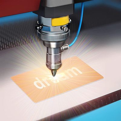 Aluminum Blank Thermal Transfer Business Cards DIY-NB0004-81-1