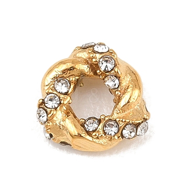 304 Stainless Steel Rhinestone Beads RB-CBA362B-01F-1