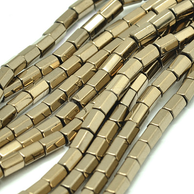 Electroplate Non-magnetic Synthetic Hematite Bead Strands G-F300-38A-06-1