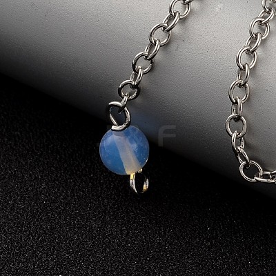 Opalite Sphere Dowsing Pendulums X-BJEW-E292-A11-1