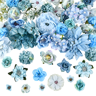 3 Bags 3 Styles Cloth Flower DIY-SP0005-72C-1
