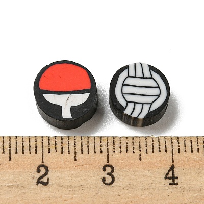 Handmade Polymer Clay Beads CLAY-E005-09-1