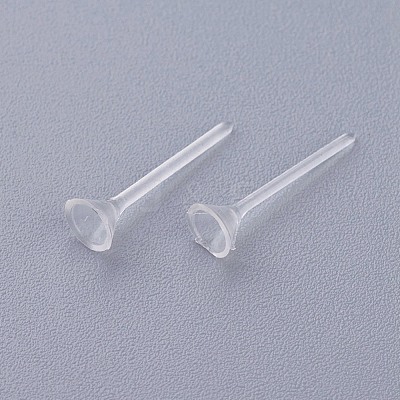 Plastic Stud Earring Findings KY-G006-02-4m-1