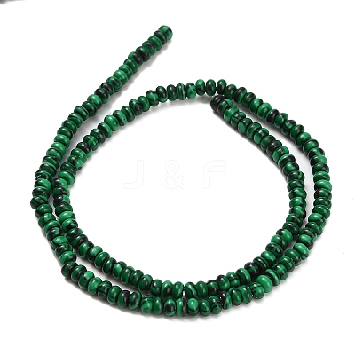 Synthetic Malachite Beads Strands G-L635-A22-4x2mm-1
