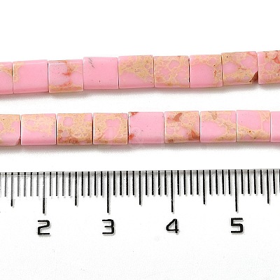 Synthetic Imperial Jasper Beads Strands G-F762-A08-01-1