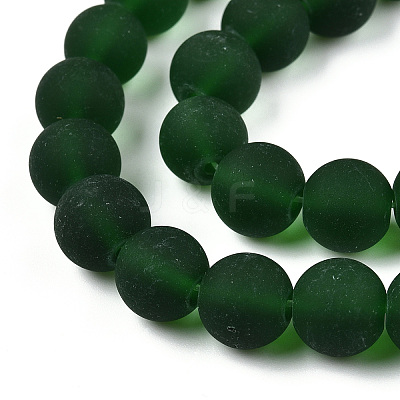 Transparent Glass Beads Strands GLAA-T032-T10mm-MD22-1