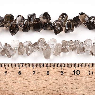 Natural Smoky Quartz Beads Strands G-B072-A01-01-01-1