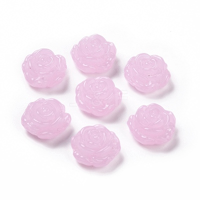 Handmade Lampwork Flower Beads LAMP-C004-05B-1