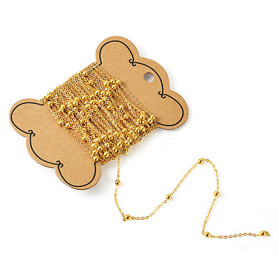 5M Brass Flat Oval Cable Chains CHC-TADJ0001-01G-1