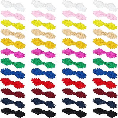 Handmade Chinese Frogs Knots Buttons Sets BUTT-NB0001-17-1