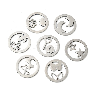 201 Stainless Steel Pendants LS-STAS-H246-02P-1