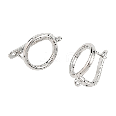 SHEGRACE Brass Hoop Earring Findings XGRQ79244-942P-1