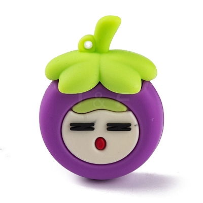 Fruit PVC Plastic Pendants KY-S172-08E-1